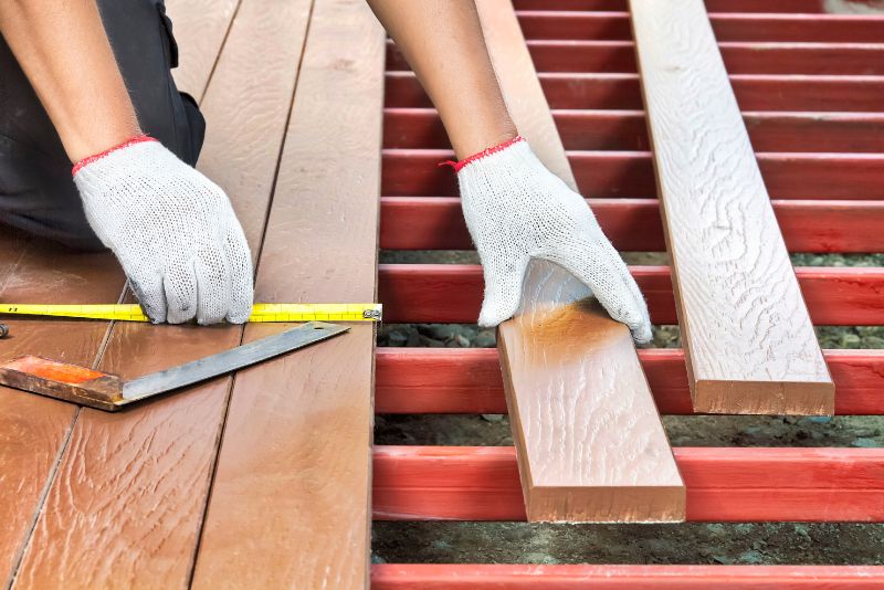 Timber decking built by Patios Wollongong Pro